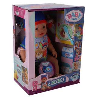 Afbeelding laden in galerijviewer, Baby born jonas - babypop 43 cm
