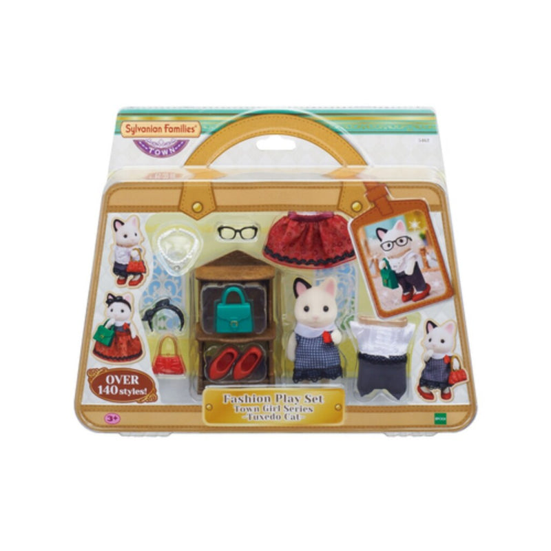 Load image into Gallery viewer, Sylvanian families 5462 modespeelset tuxedo kat
