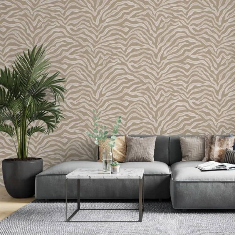 Load image into Gallery viewer, Noordwand Noordwand Behang Zebra Print beige
