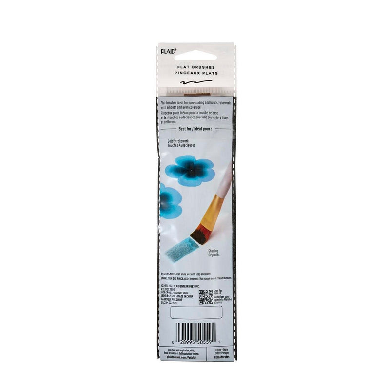 Load image into Gallery viewer, Folkart • brown nylon brush set 3pcs
