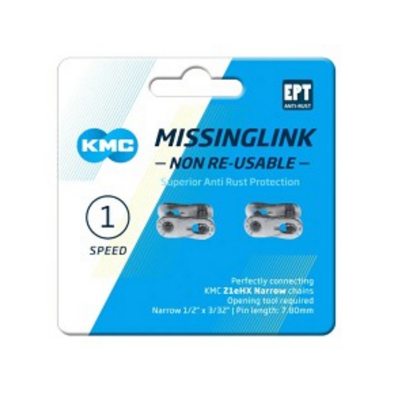 Load image into Gallery viewer, KMC Schakel Z1eHX NR Narrow EPT - 2m - Fietskettingslot - Zwart
