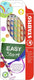 Stabilo easycolors - ergonomisch kleurpotlood - linkshandig - extra dikke 4.2 mm kern - etui met 6 kleuren