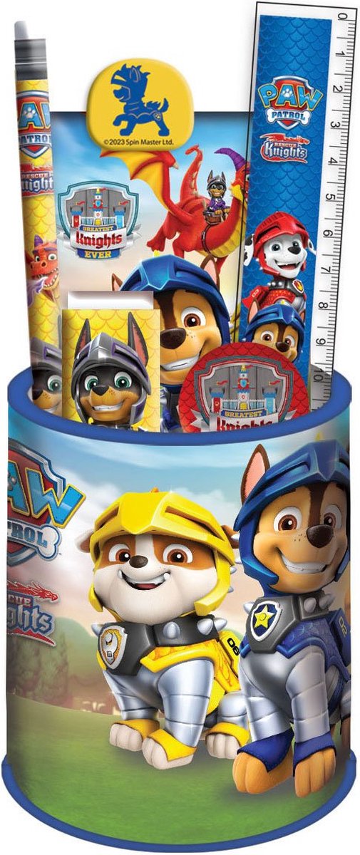 Paw patrol 7-delige pennenhouder - stationary set