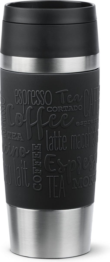 Tefal travel mug classic - thermosfles - 0.36l - zwart - compact - lekvrij - geschikt voor koffie