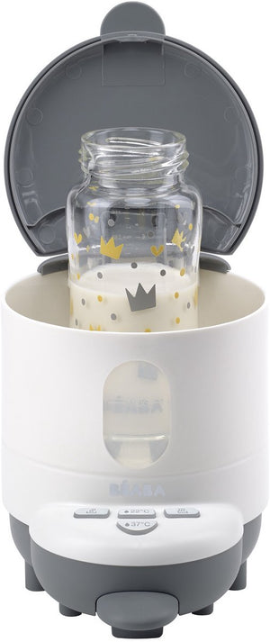 Béaba bib'expresso® flessenbereider - snelle babyfles bereiding - 30s opwarmtijd - instelbare temperatuur - flessenwarmer - bain-marie functie - wit