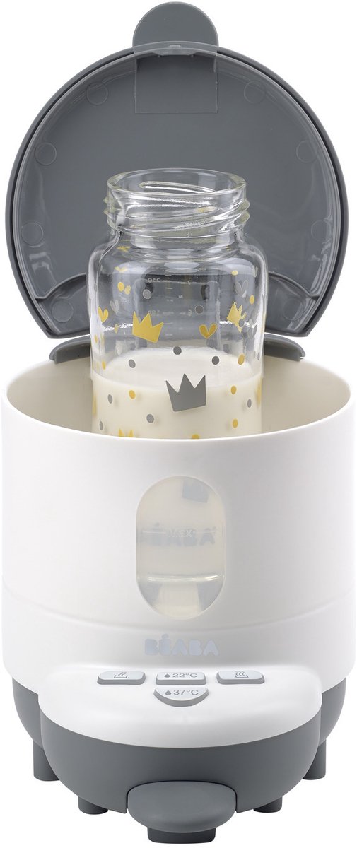 Béaba bib'expresso® flessenbereider - snelle babyfles bereiding - 30s opwarmtijd - instelbare temperatuur - flessenwarmer - bain-marie functie - wit