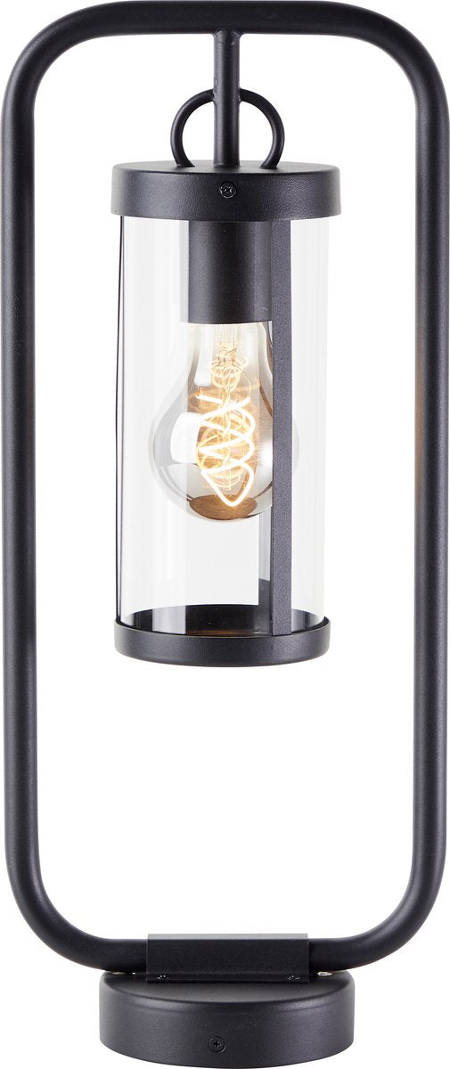 Brilliant sidney - buiten sokkellamp - hoogte 48 cm - e27 max 1x20w - ip44 - zwart