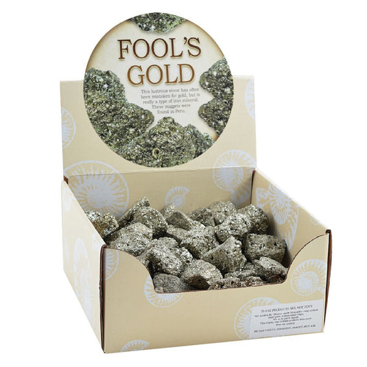 Mineralen losse dwazen goud. (50 stuks)