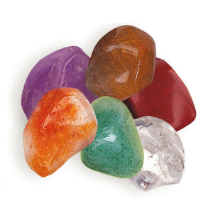 Mineralen losse grote edelstenen. (50 st