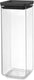 Brabantia tasty+ voorraadbus - stapelbaar - 2,5 l - dark grey
