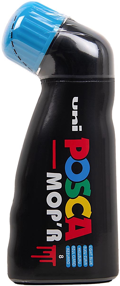 Posca mop'r verfmarker xxl 3-19mm licht blauw - super dikke verfstift - acryl marker - stiften - marker - mop