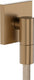 Hansgrohe fixfit fine e muuraansluitbocht zonder terugslagklep brushed bronze