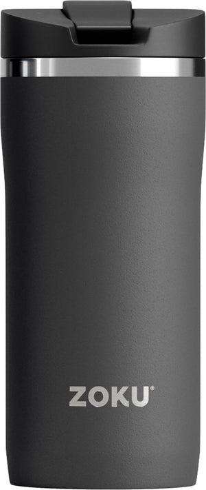 Zoku thermosbeker, 355 ml, rvs polypropyleen, bpa vrij, zwart-