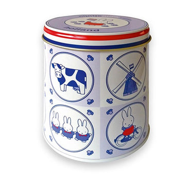 Bewaarblik nijntje souvenir blauw ã˜10xh11,5cm