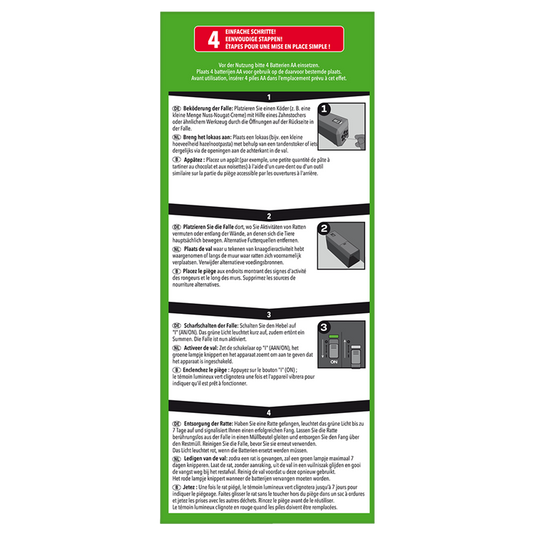 Pro-tect 1076862 - val ratten electronic 1st protect home | 1 stuks
