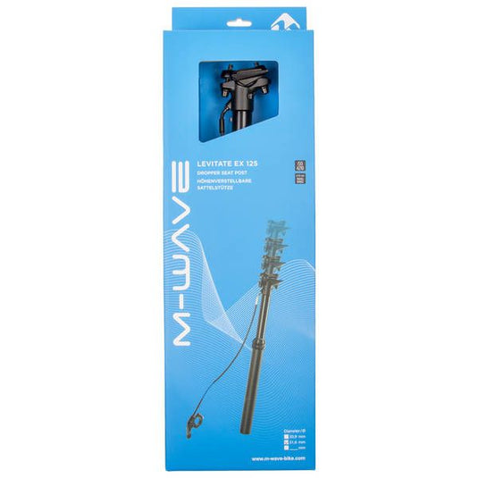 M-wave dropper zadelpen levitate ex 0-125 mm in hoogte verstelbaar ø30.9mm 475 mm