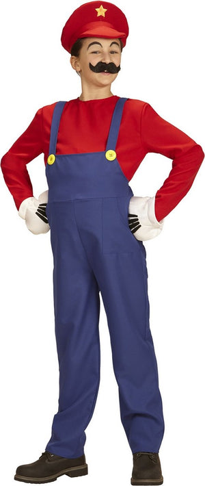 Widmann mario de loodgieter tuinbroek voor kids 128