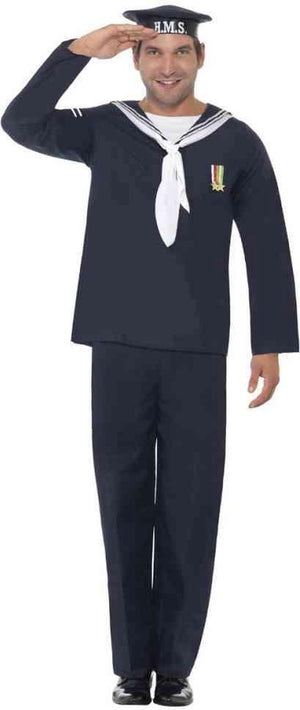 Smiffys matrozen pak - matroos verkleedkleding heren - maat l - 54-56