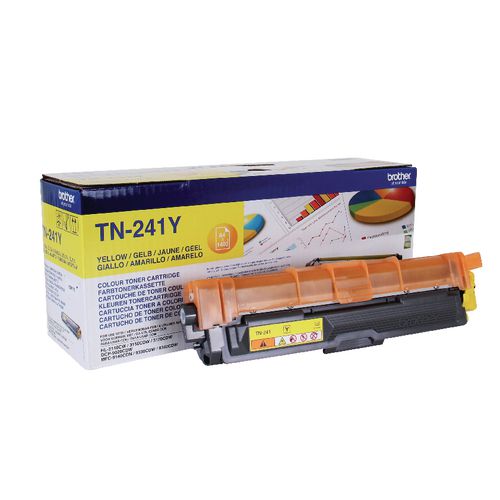 Tonercartridge brother tn241y nr. tn-241y geel