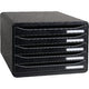 Ladenkastje exacompta big-box polystyreen zwart 270 x 355 x 271 mm