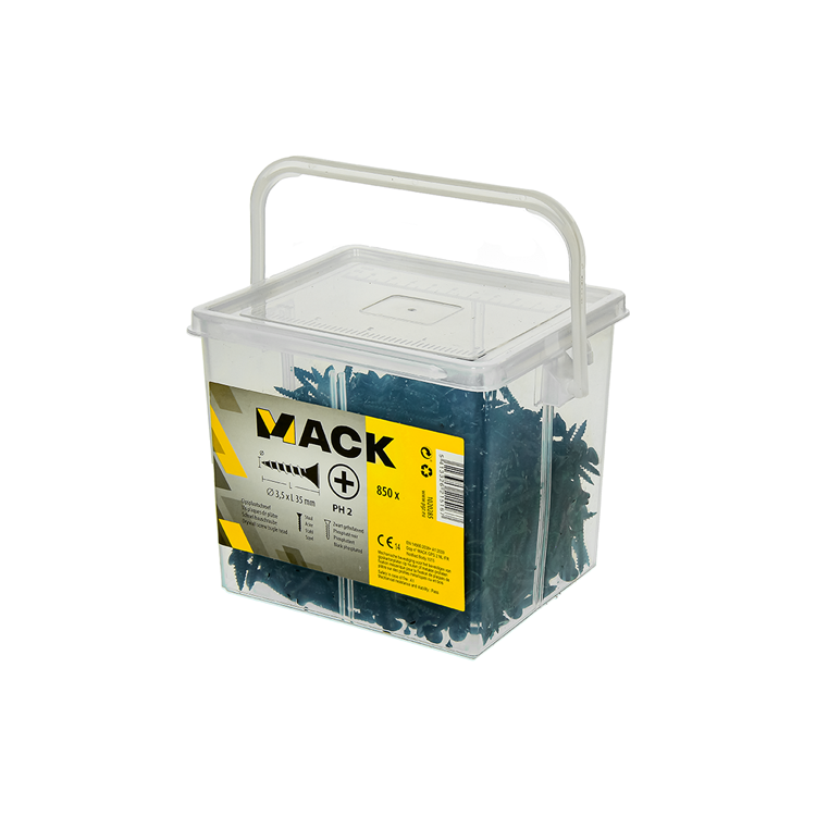 Afbeelding laden in galerijviewer, Mack 1020285 - box gipsplaatschroeven 3,5 x 35 mm 850 st | 6 stuks
