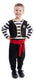 Little adventures - pirate verkleedset – maat 98-104 - comfortabel wasbaar – piraten verkleedset voor kinderen