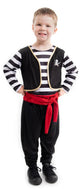 Little adventures - pirate verkleedset – maat 110-122 - comfortabel wasbaar – piraten verkleedset voor kinderen
