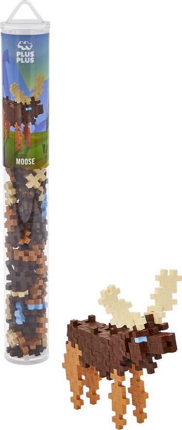 Plus-plus tube eland 100 delige bouwset - 4288 - bouwspeelgoed - constructiespeelgoed - set met bouwstenen - vanaf 5 jaar