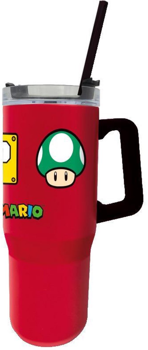 Mario bross insulated stainless steel xxl rambler mug