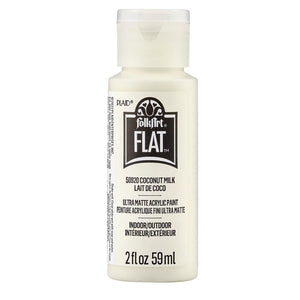 Folkart • flat ultra matte acrylic paint coconut milk 59ml