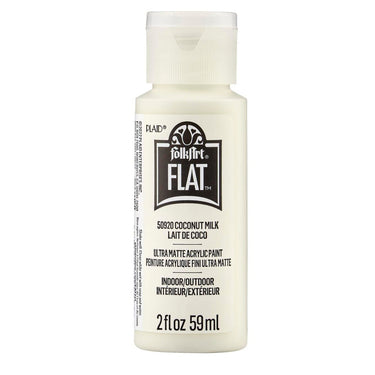 Folkart • flat ultra matte acrylic paint coconut milk 59ml