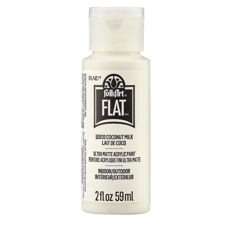 Load image into Gallery viewer, Folkart • flat ultra matte acrylic paint coconut milk 59ml
