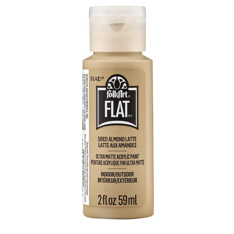 Load image into Gallery viewer, Folkart • flat ultra matte acrylic paint almond latte 59ml
