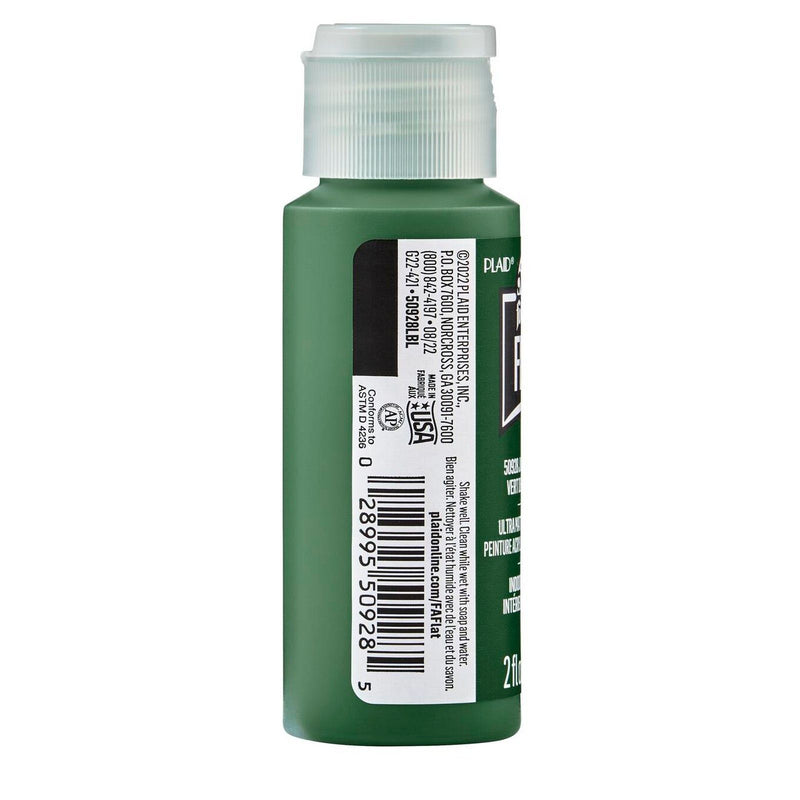 Load image into Gallery viewer, Folkart • flat ultra matte acrylic paint jungle green 59ml
