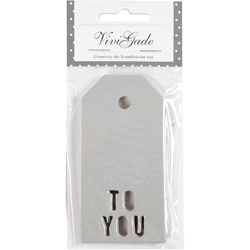 Afbeelding laden in galerijviewer, Https: www.cchobby.nl cadeaulabels-to-you-afm-5x10-cm-300-gr-zilver-15-stuk-1-doos
