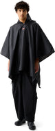 Hunter - unisex packable poncho black - maat one