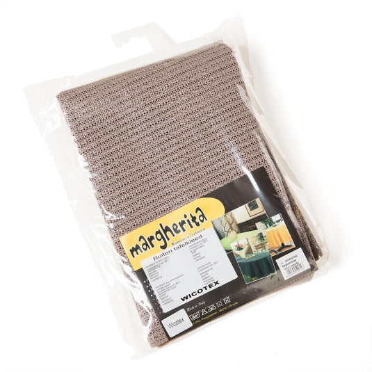 Wicotex tafelkleed margherita 160cm rond taupe