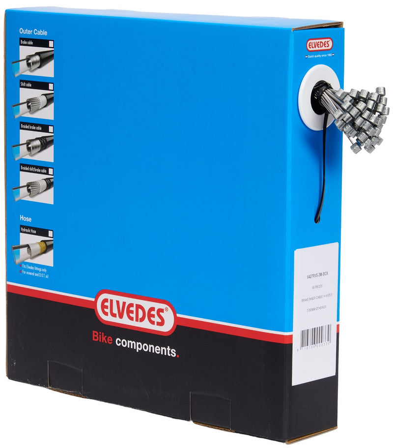 Load image into Gallery viewer, achterrem binnenkabel 3000 mm tonnippel zilver 50 stuks
