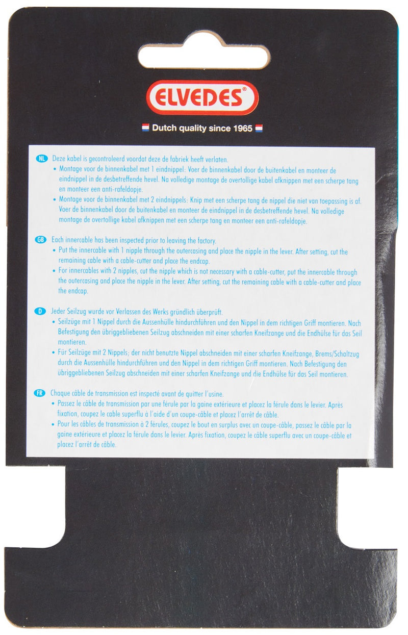 Load image into Gallery viewer, Versnellings binnenkabel rvs 2 nippels 3 meter 6451 72rvs 3m
