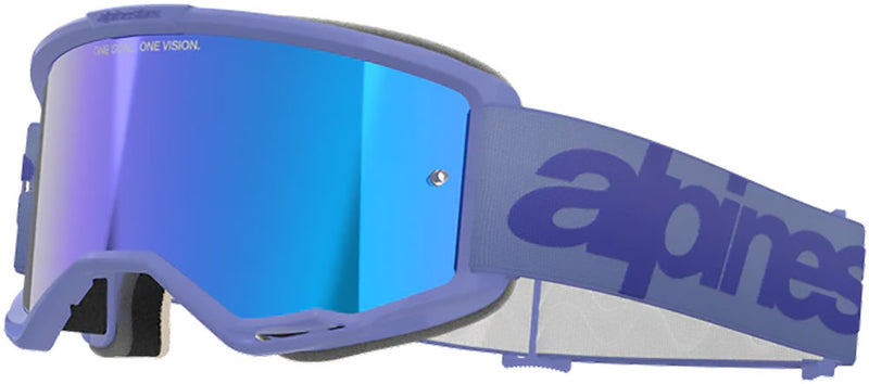 Load image into Gallery viewer, Alpinestars vision 5 wordmark (mirror blue) - mtb goggle
