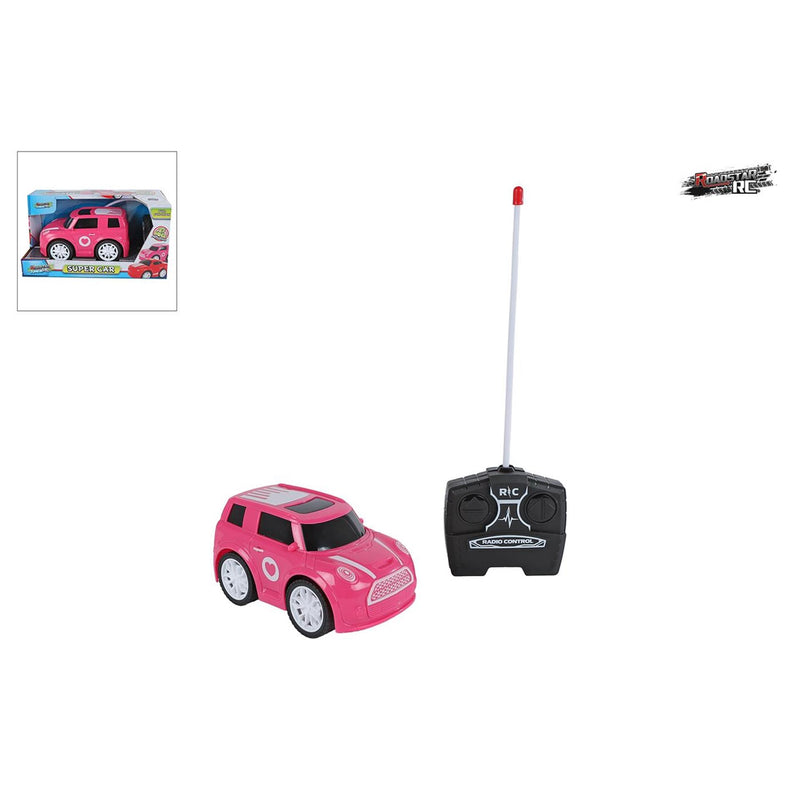 Load image into Gallery viewer, Roadstar rc auto 27mhz roze 13,5cm
