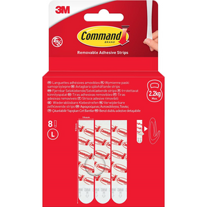 3m 1075975 - command kleefstrips l 8st verwijderbaar | 11 stuks