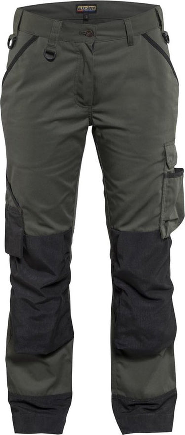 Blåkläder blaklader dames garden werkbroek 7154-1835 - army groen zwart - c44