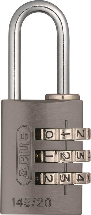 Abus Cijfer Hangslot 145 20 Titanium - Grijs - 5cm