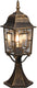 Trio volturno - paalverlichting - antieke roest - excl. 1x e27 4w - buitenverlichting - ip23