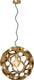 Lucide hannelore - hanglamp - ø 40 cm - 1xe27 - mat goud messing