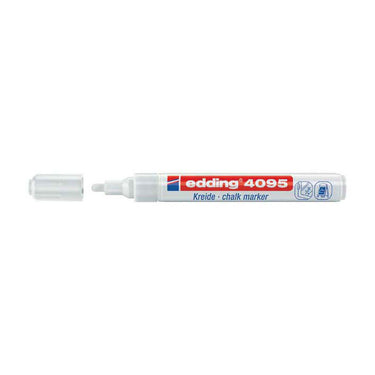 Quantore krijtstift edding wit, 2st.