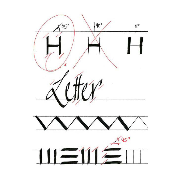 Load image into Gallery viewer, Quantore kalligrafiepen zwart, 3dlg.
