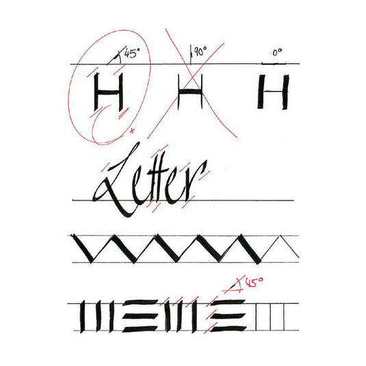 Quantore kalligrafiepen zwart, 3dlg.