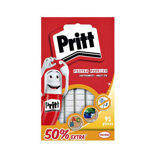 Quantore poster buddies pritt dubbelzijdige kleefpads